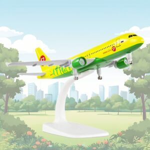 1:300 Scale Siberia Airbus 320 Airplane Models Alloy Diecast Airplane Model